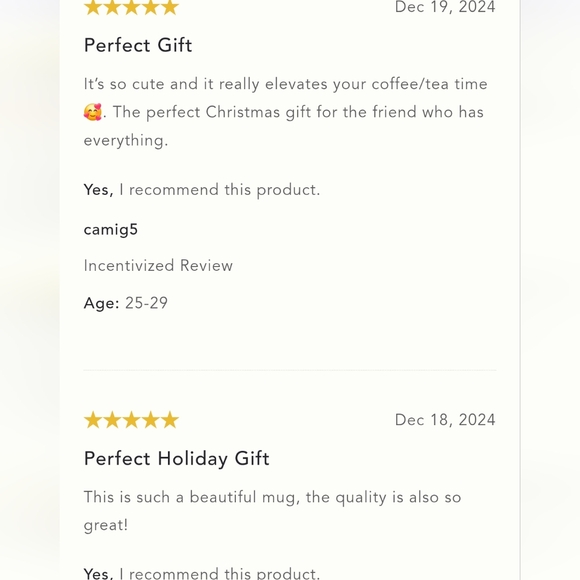 Anthropologie Lou Rota Nature Table Monogram Mug "Q" - yellow, gold, white - Picture 8 of 14